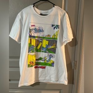 Tom & Jerry Men's Large Comic Panels T-Shirt